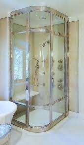 Bfs93 Polished Nickel Bent Frame 2 Shower Doors Framed Shower Framed Shower Enclosures