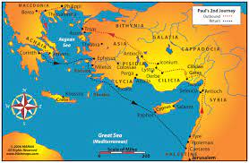Pauls 2nd Journey Thessalonica Called The Co Capital Of Greece Capital Of Macedonia Important Trade Routes Ran Through Galatia Macedonia Thessalonians