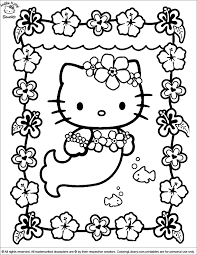 Cartoons coloring pages are a fun way for kids of all ages, adults to develop creativity, concentration, fine motor skills, and color recognition. Hello Kitty Coloring Page To Print Coloring Library