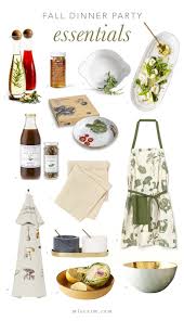 The fall dinner party recipes below have been developed to capitalize on the changing of the seasons, leveraging the last bit of summer's bounty to deepen the flavors of fall produce as it hits the markets. Fall Dinner Party Essentials M Loves M