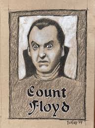 Who was the late night horror show host?