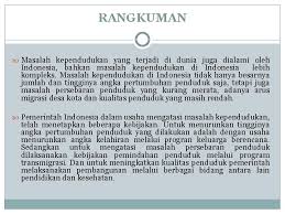 Salah satu usaha pemerintah untuk menekan tingkat pertumbuhan penduduk di indonesia adalah program keluarga berencana ( kb ). Aspek Kependudukan Oleh Dra Sri Agustin Sutrisnowati M