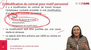 S4 10 La Modification Du Contrat Youtube