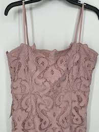 Bardot Women's Size 6 Pink Rose Lina Lace Cocktail Dress, NWT  Strapless | eBay
