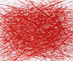 Expected to grab around $35 to $45 million, this orange and white canvas was sold for an impressive $46.1 million at christies in new york city this past november. Abstract Painting Red Lines On White Canvas Stock Photo Picture And Royalty Free Image Image 10441272