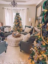 7 stylish ways to introduce a lush green and blue colour scheme into. Blue Green And Gold Plaid A Remarkable Christmas Tree Life By Leanna