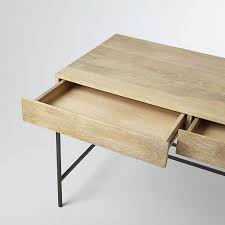 Industrial Storage Desk In 2020 Industrial Storage Desk Natural Wood Desk Modern Wood Desk