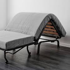 Lycksele Lovas Bettsessel Ebbarp Schwarz Weiss Ikea Osterreich Chair Bed Ikea Ikea Bed Ikea Sofa Bed Cover