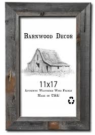 11x17 Picture Frames Barnwood Reclaimed Signature Wall Frame With Plexi Barn Wood Decor Reclaimed Wood Photo Frame Barn Wood