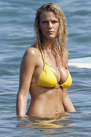 She has perfect hourglass shape figure with full breasts, check herbrasize for more information. Brooklyn Decker Plastic Surgery Before And After Pic