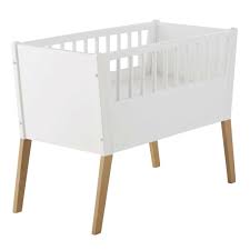 Babywiege Aus Holz Weiss L 95 Cm Sweet Babywiege Kinderbett Weiss Krippe