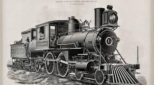 1889 Large Antique Engineering Drawing The Strong Locomotive A G Darwin 2 Panel Technical Illustration Train Drawing Locomotive Train Art