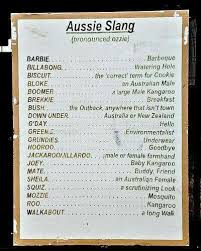 Aussie Slang Australia Quote Aussie Australian Slang