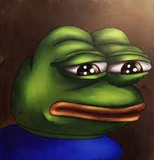 Pin On Sad Frog Memecollection
