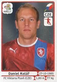 152 DANIEL KOLAR # REP.CZECH EURO 2012 POLAND UKRAINE STICKER PANINI