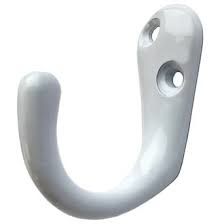Shop wayfair for all the best white towel & robe hooks. Smith Locke Robe Hook White 48mm 5 Pack Single Hooks Screwfix Com