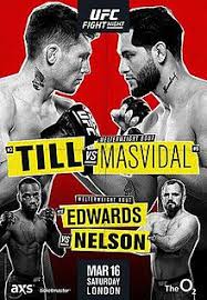 Anderson (also known as ufc fight night 107) was a mixed martial arts event produced by the ultimate fighting championship held on 18 march 2017 at the o2. Ufc Fight Night Till Vs Masvidal Wikipedia