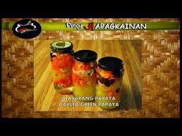 Atsarang Papaya Espesyal Pinoy Hapagkainan Braised Pork Food Filipino Dishes