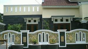 1.1 pagar rumah antik konsep minimalis. Model Pagar Rumah Tembok Minimalis Modern Gambar