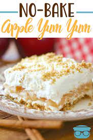 No Bake Apple Yum Yum Recipe Baking Baked Apple Recipes Baked Apples