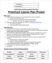 Image Result For Preschool Lesson Plans On Fruits Sample Pdf