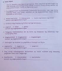All of luzon has now been placed under an enhanced community quarantine. this was announced by president rodrio duterte through presidential spokesperson salvador panelo. Basahin Ang Mga Pangungusap Piliin Ang Letra Ng Kahulugan Ng Mga Salitang Nakalimbag Nang Pahilig At Brainly Ph