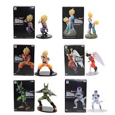 11 21cm Dragon Ball Z Vegeta Trunks Son Goku Gohan Cell Frieza Pvc Action Figures Dramatic Showcase Model Toy Doll Figuras Dragon Ball Z Goku And Gohan Dragon Ball