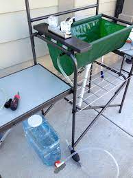 Let's cross off your camping checklist. How To Add A Faucet To A Camp Kitchen Camping Sink Camp Kitchen Camp Sink Diy