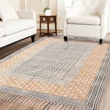 5x8 Feet Handblock Printed Rug Indian Rug Large Rug Rug Rug Floor Rug Area Rug Rustic Rug Woven Rug Carpet Rustic Rugs Floor Rugs Large Rugs