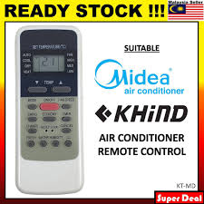 Do you have an issue with your midea air conditioner? Midea Khind Air Cond Aircon Aircond Remote Control Replacement Kt Md Shopee Malaysia