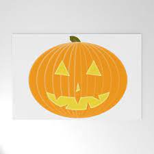 Cartoon Jack O Lantern Jack O Lantern Welcome Mats Cartoon