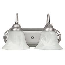 Matte Nickel Bathroom Vanity Light