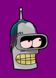 Bender Futurama Bite My Shiny Metal Pin En Cartooooon