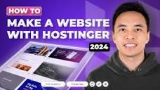 Hostinger Website Builder Tutorial - Create a Professional Website ...