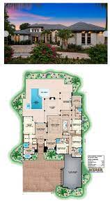 Beach House Plan 1 Story Coastal Contemporary Home Floor Plan Luxury House Plans Beach House Plan House Plans Mansion