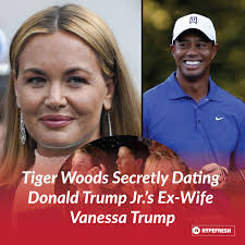 EXCLUSIVE DETAILS: Tiger Woods and Vanessa Trump are an item, we can  confirm. 👀 The golfing legend and ex-wife of Donald Trump Jr. started out  as friends first but it became something