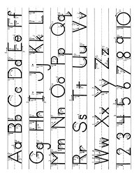 Alphabet printing exercises are an important first step in learning to. Pin On School