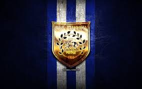 Not the logo you are looking for? Download Wallpapers Giannina Fc Golden Logo Super League Greece Blue Metal Background Football Pas Giannina Greek Football Club Giannina Logo Soccer Greece For Desktop Free Pictures For Desktop Free