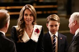 Prince George steps out with Princess Kate at Royal Albert Hall