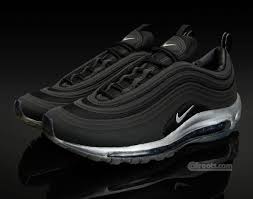 Black Air Max 97 Mens Nike Air Max 97 Lux Black Metallic Silver Kicksonfire Com Nike Air Max 97 Nike Heels Nike