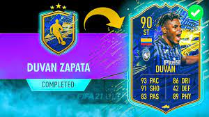 We present the fifa 21 bargain of the week: 90 Tots Zapata Sbc Cheapest Solution Fifa21 90 Duvan Zapata Sbc Cheapest Way Youtube
