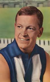 1965 Mobil Football Photos Card NOEL TEASDALE North Melbourne Kangaroos