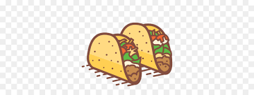 Vector clip art illustration with simple gradients. Taco Cartoon