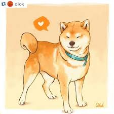 Shiba Inu Or Shibe Doge Cartoons Beautiful Artwork Cartoon Dog Cute Animal Drawings Shiba Inu