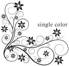 Corner Floral Swirls Stencils Printables Swirls Stencil Patterns