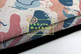 Download Fabric Mockups Bundle Fabric Patterns Design Fabric Brochure Design Template