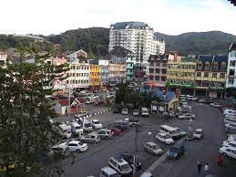 Set amidst tea plantations and rolling hills of pahang, at the highest point of mainland malaysia, cameron highlands resort is a peaceful retreat in a grand colonial building with. Brinchang View From 4th Floor Picture Of Hotel Jasmine Brinchang Tripadvisor