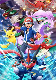 Pokemon Anime X Y Ash Pikachu And Team Anime Art Poster Size 1824 1242762 Pok Poster De Pokemon Pokemon Imagenes De Pokemon Xyz