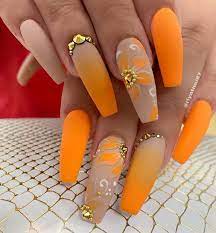 Here i'm going to share everything i know about nails! 43 Of The Best Orange Nail Art Ideas And Designs Stayglam