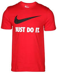 Nike Men S Just Do It T Shirt Red Black Ah2097 657 X Large Mens Sportswear Nike Sportswear Nike Men